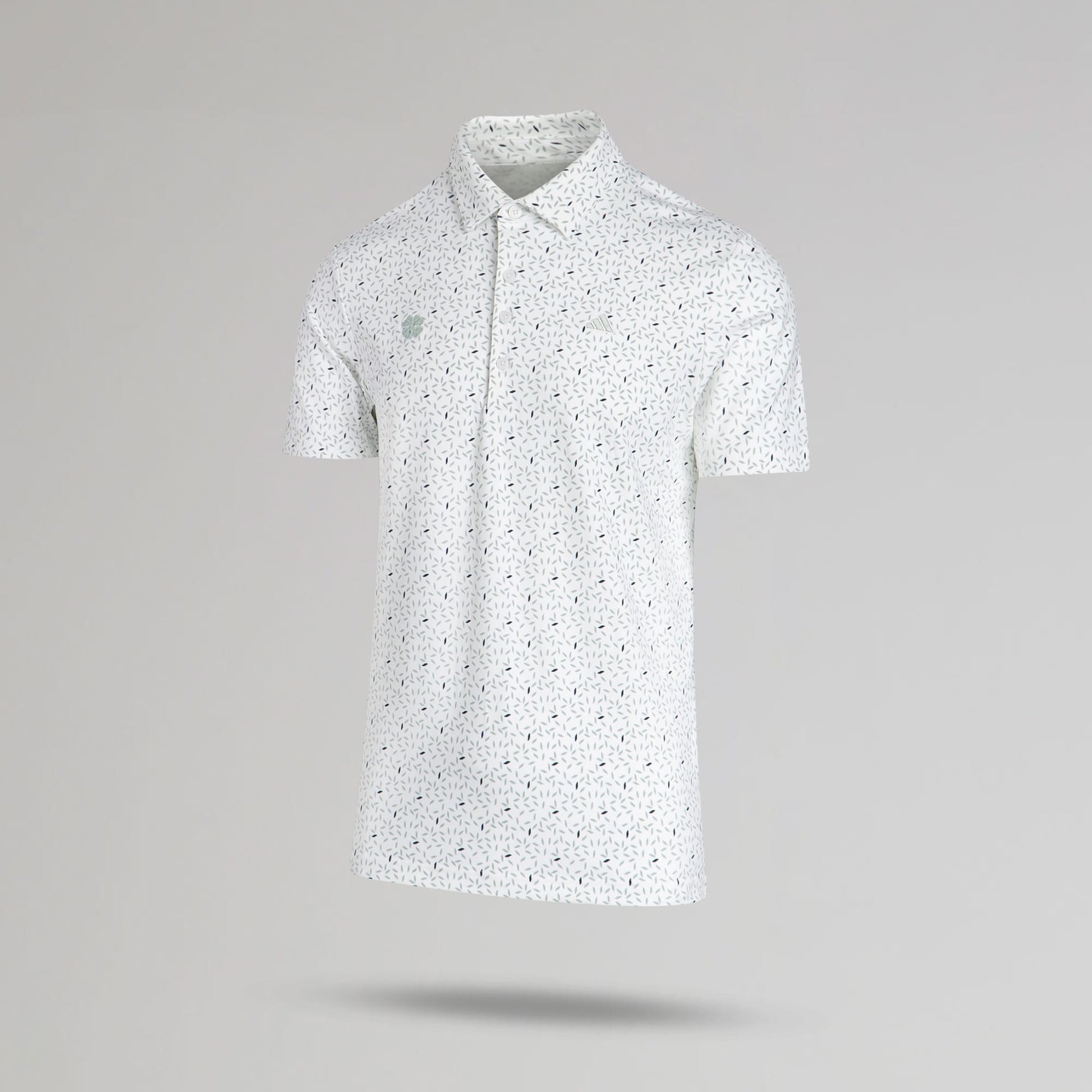 adidas Celtic Golf Ultimate365+ Soft Print White Polo Shirt