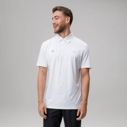 adidas Celtic Golf Ultimate365 Solid White Polo Shirt