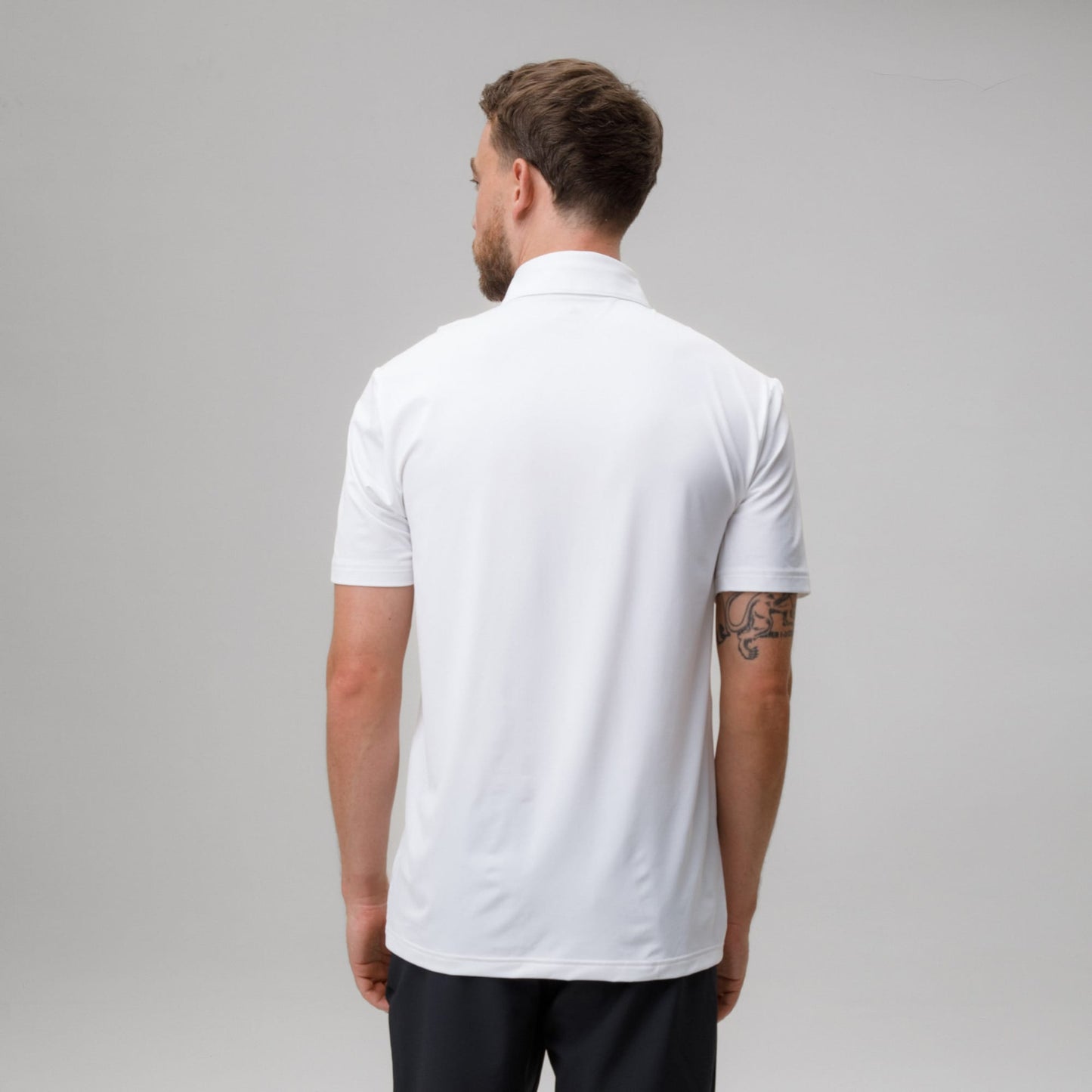 adidas Celtic Golf Ultimate365 Solid White Polo Shirt