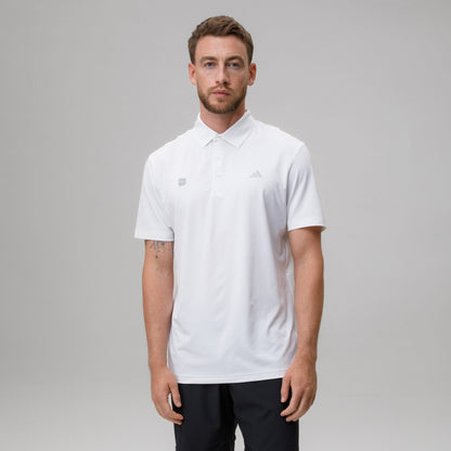 adidas Celtic Golf Ultimate365 Solid White Polo Shirt