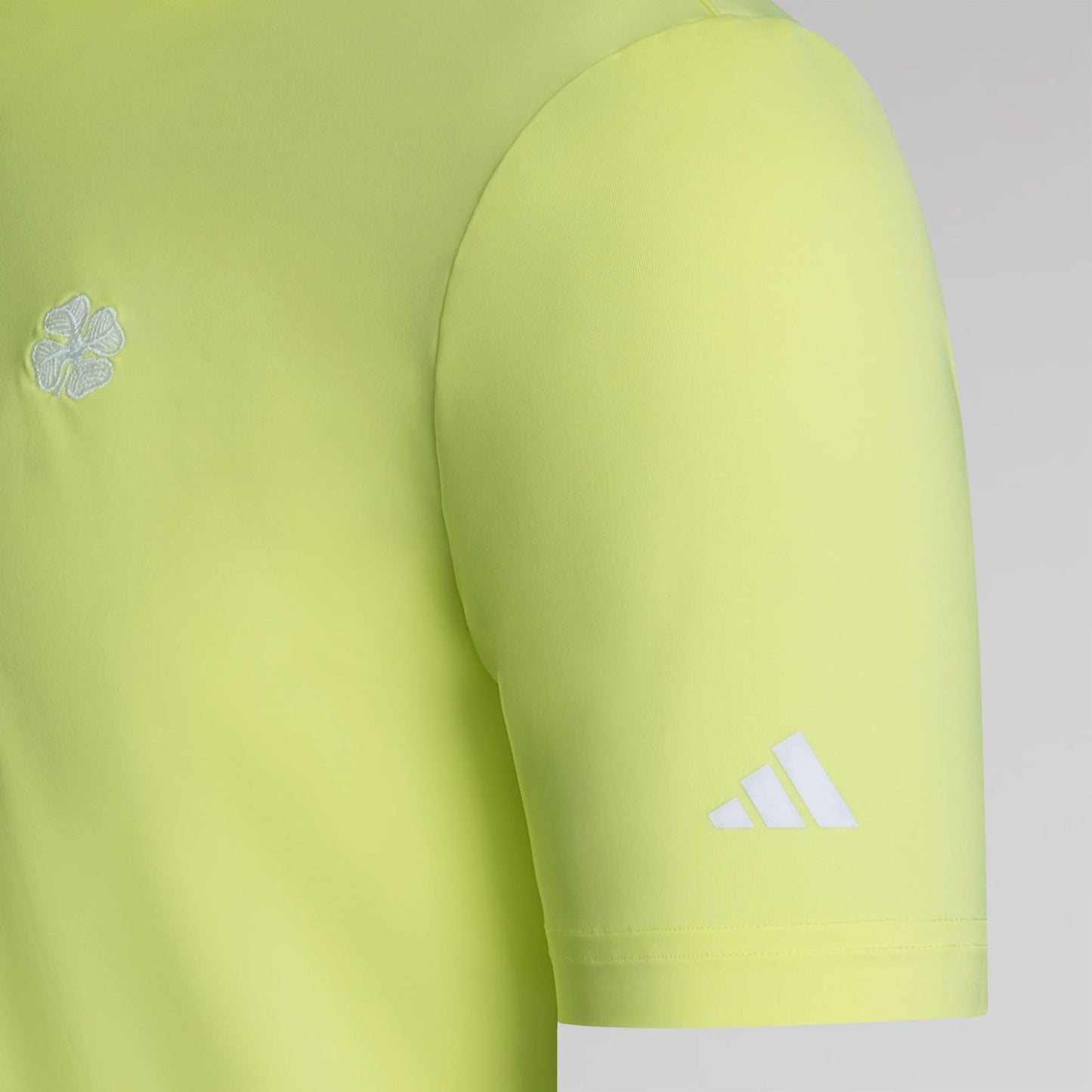 adidas Celtic Golf Ultimate365 Solid Yellow Polo Shirt