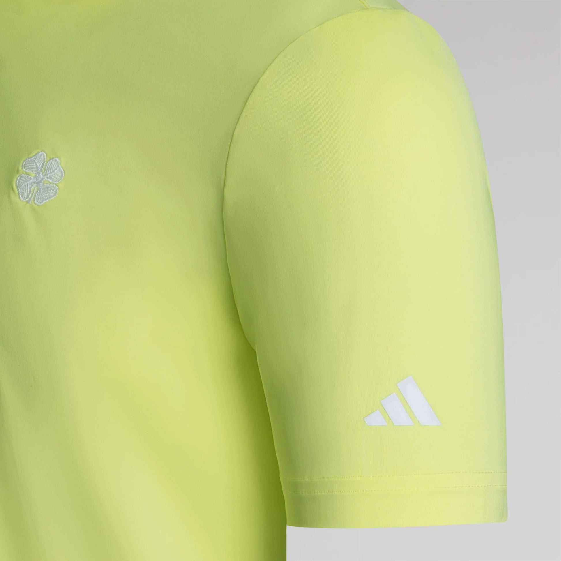adidas Celtic Golf Ultimate365 Solid Yellow Polo Shirt