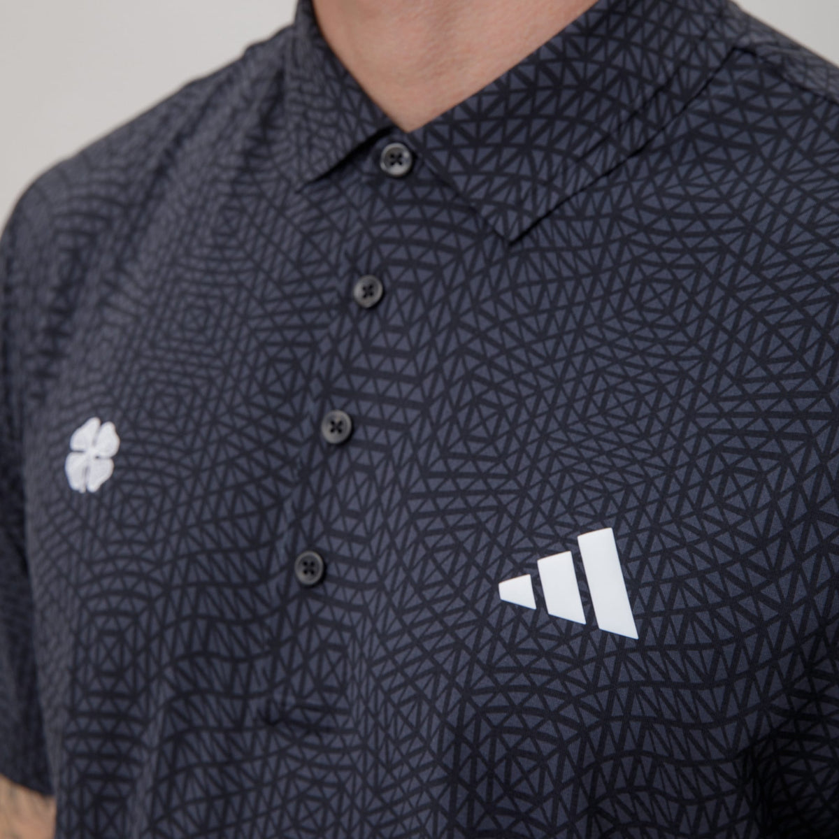 adidas Celtic Golf Ultimate365 Tour Cool Feeling Black Polo Shirt