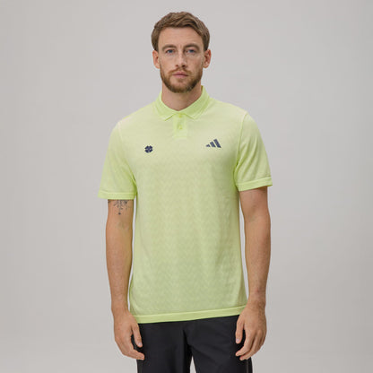 adidas Celtic Golf Ultimate365 Tour Seamless Yellow Polo Shirt