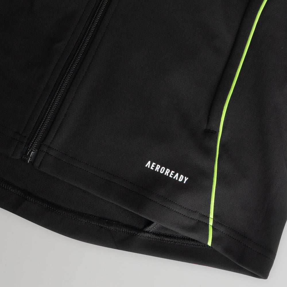 ADIDAS ブラック ジャケット L　ブラックグリーン　フードなし adidas Celtic Junior 2025/26 Black and Neon Green Track Jacket
