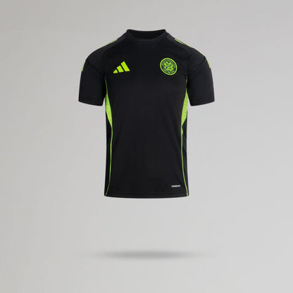 adidas Celtic Junior 2025/26 Black and Neon Green Training Jersey