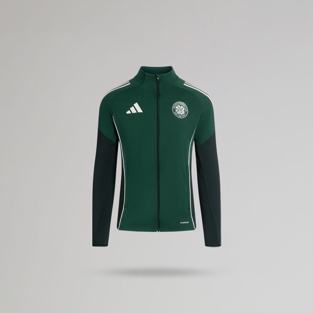 adidas Celtic Junior 2025/26 Dark Green Track Jacket
