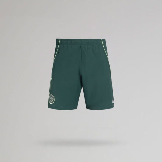adidas Celtic Junior 2025/26 Green Downtime Training Shorts