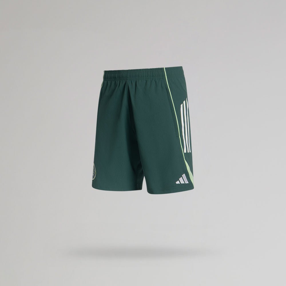 adidas Celtic Junior 2025/26 Green Downtime Training Shorts