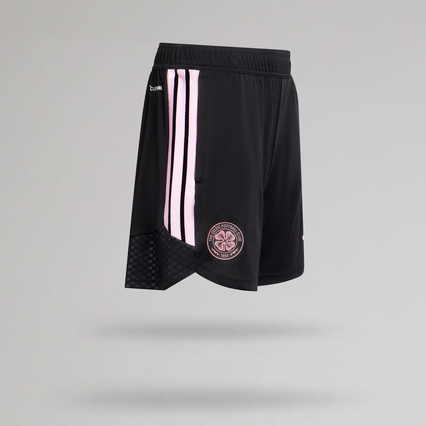 adidas Celtic Junior 2026/27 Black and Pink Training Shorts