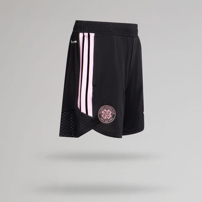 adidas Celtic Junior 2026/27 Black and Pink Training Shorts