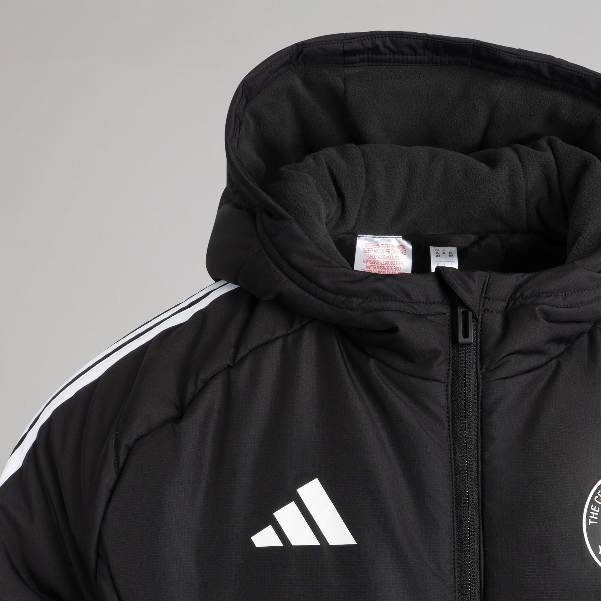 adidas Celtic Junior 2026/27 Black Winter Jacket