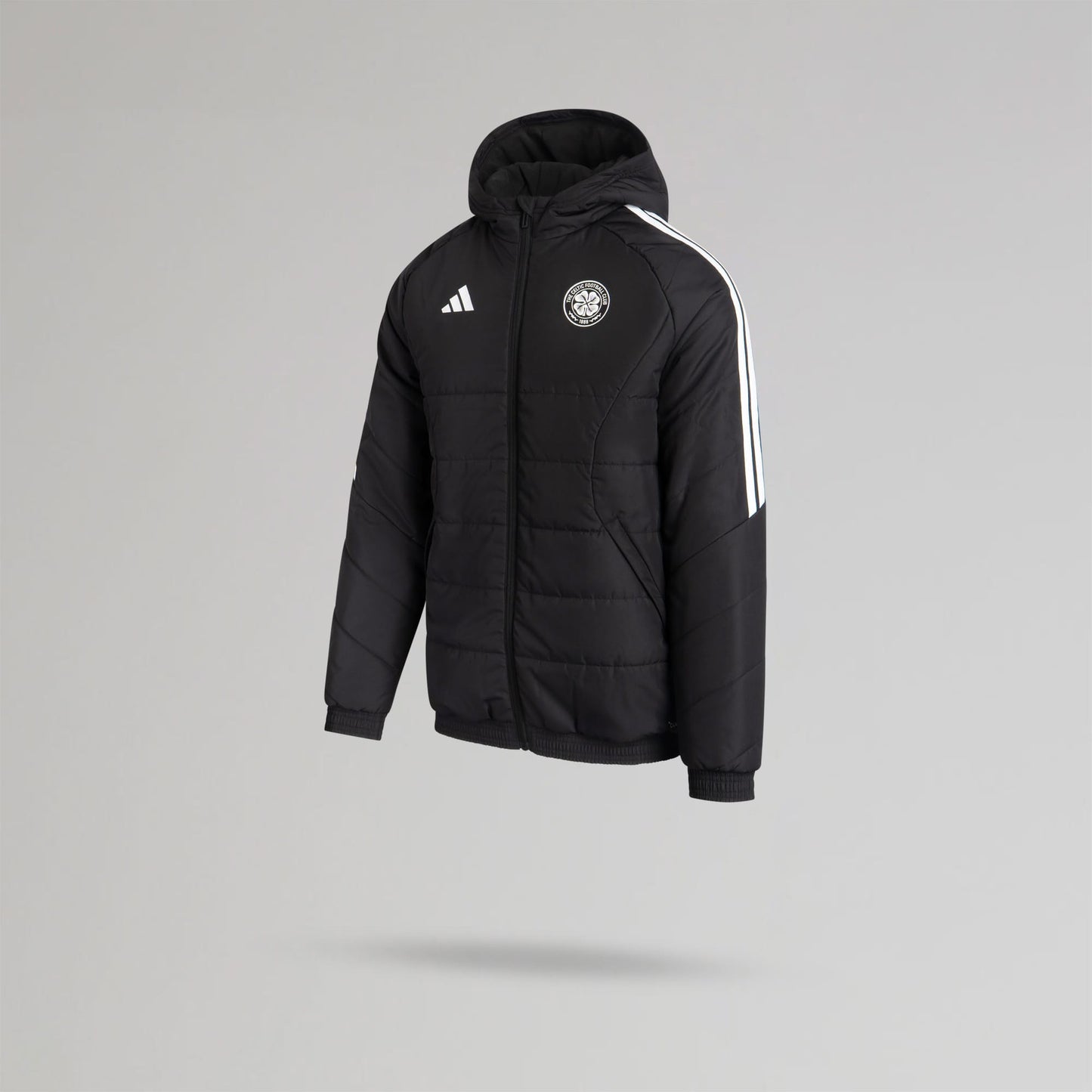 adidas Celtic Junior 2026/27 Black Winter Jacket
