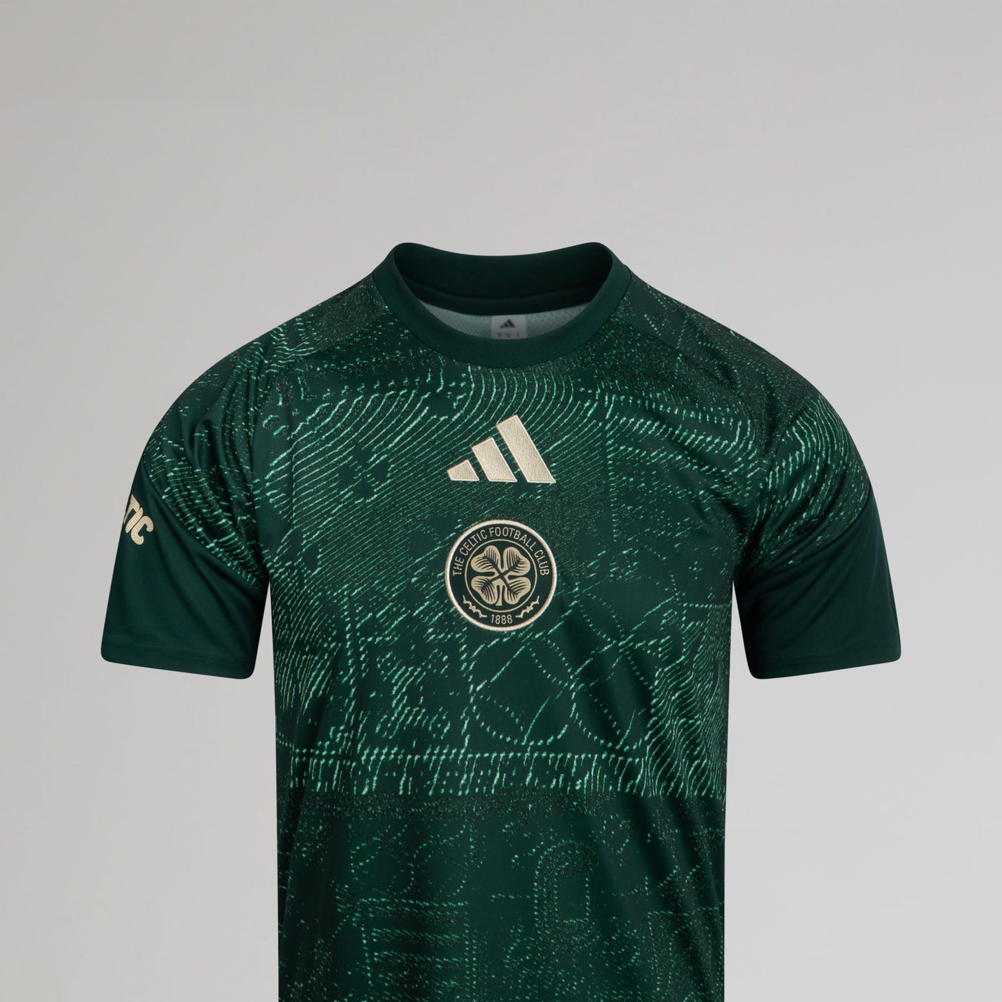 adidas Celtic Junior 2026/27 Dark Green Pre-Match Jersey