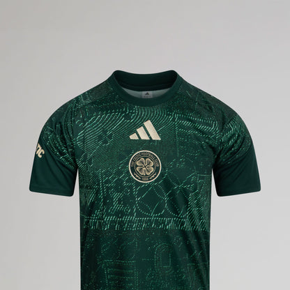 adidas Celtic Junior 2026/27 Dark Green Pre-Match Jersey