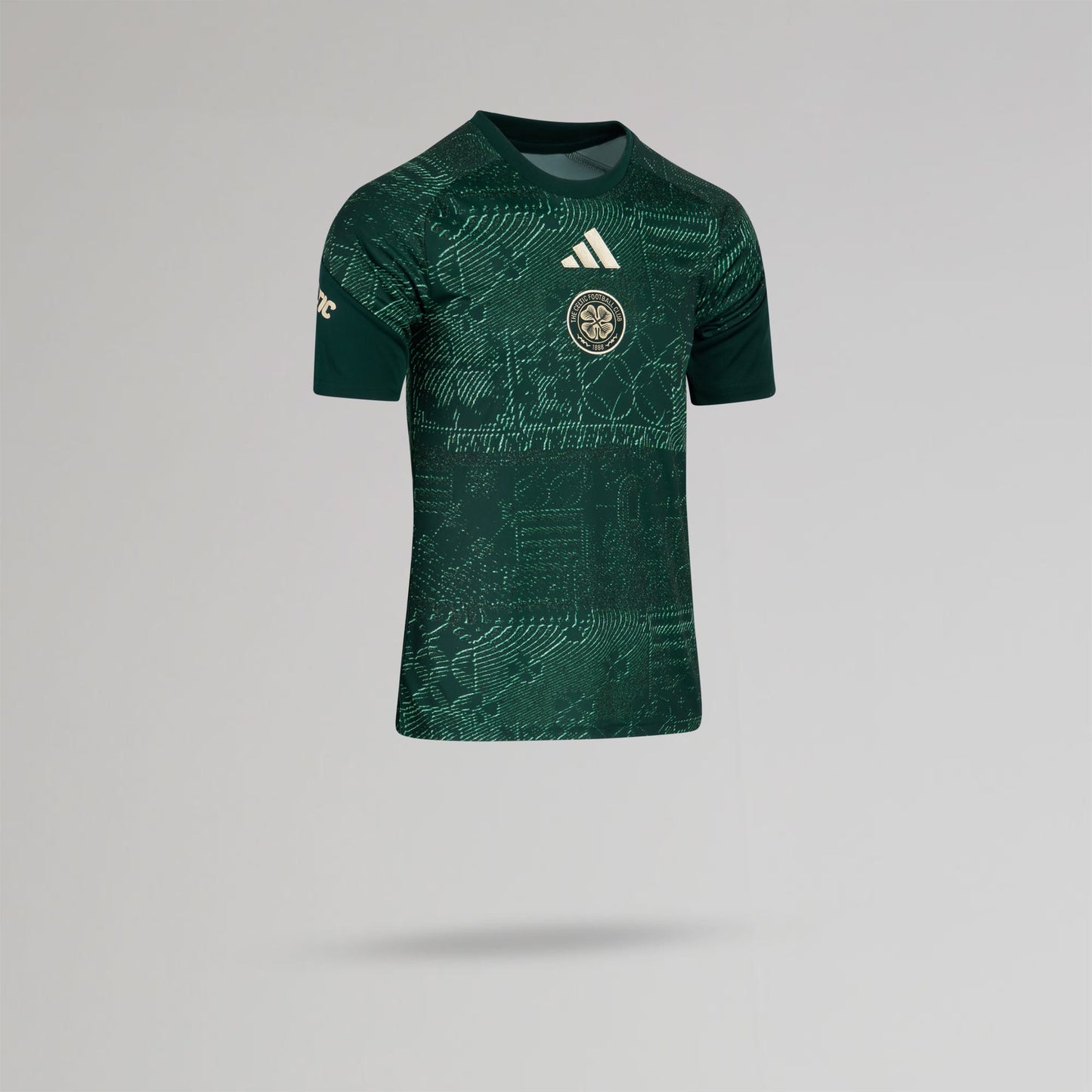adidas Celtic Junior 2026/27 Dark Green Pre-Match Jersey
