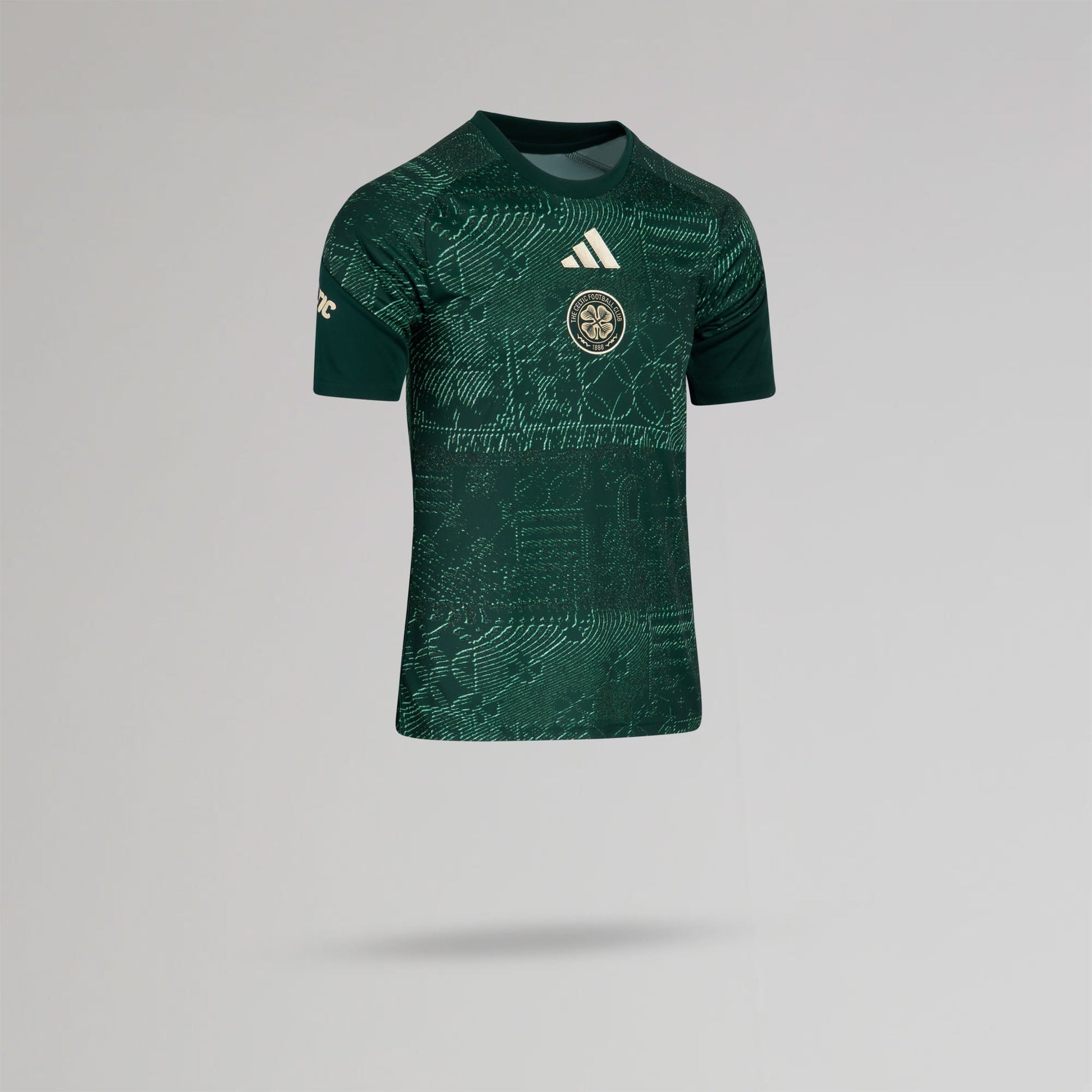 adidas Celtic Junior 2026/27 Dark Green Pre-Match Jersey
