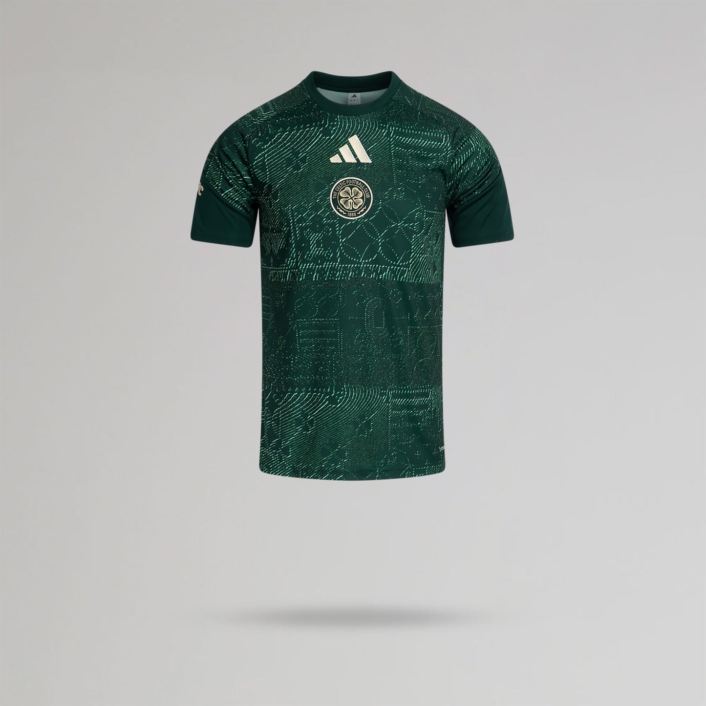 adidas Celtic Junior 2026/27 Dark Green Pre-Match Jersey