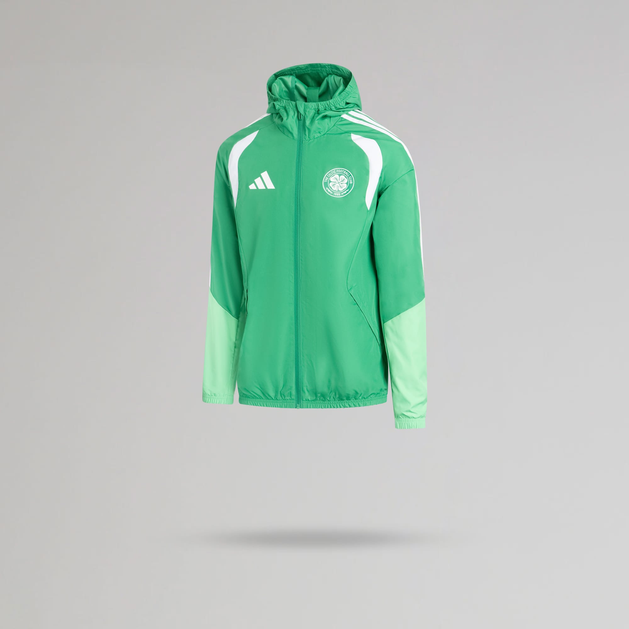 adidas Celtic Junior 2026/27 Green All Weather Jacket – Official