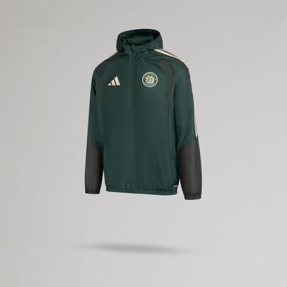adidas Celtic Junior 2026/27 Shadow Green All Weather Jacket