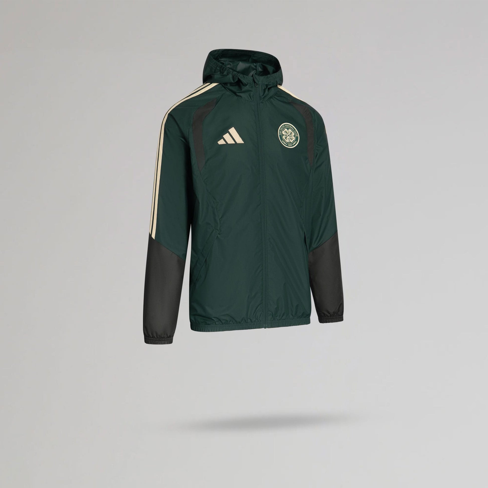 adidas Celtic Junior 2026/27 Shadow Green All Weather Jacket