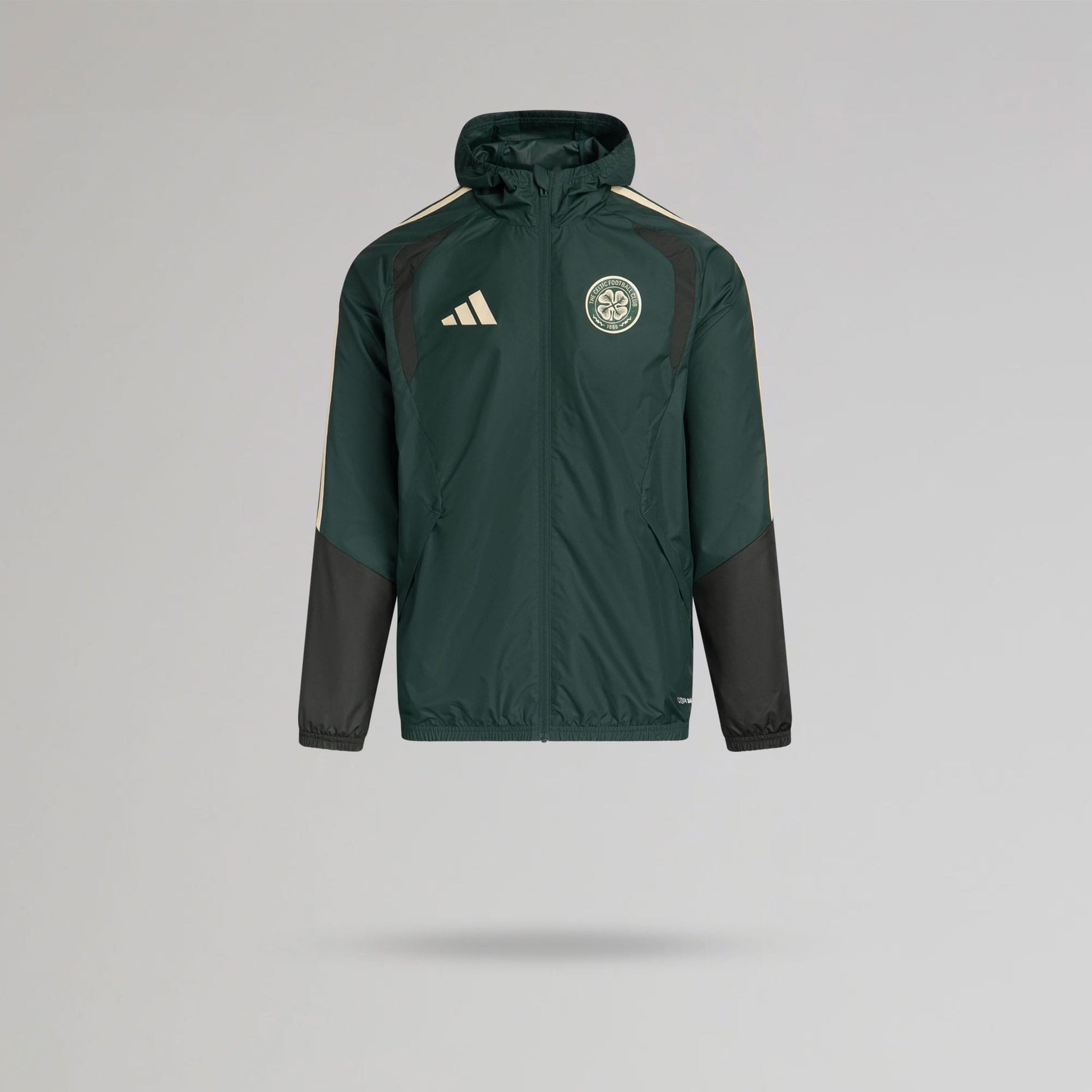 adidas Celtic Junior 2026/27 Shadow Green All Weather Jacket