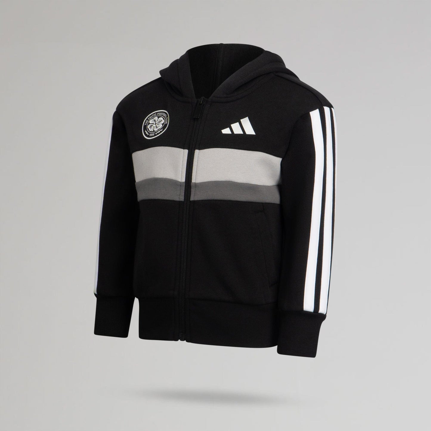 adidas Celtic Junior Black Tracksuit