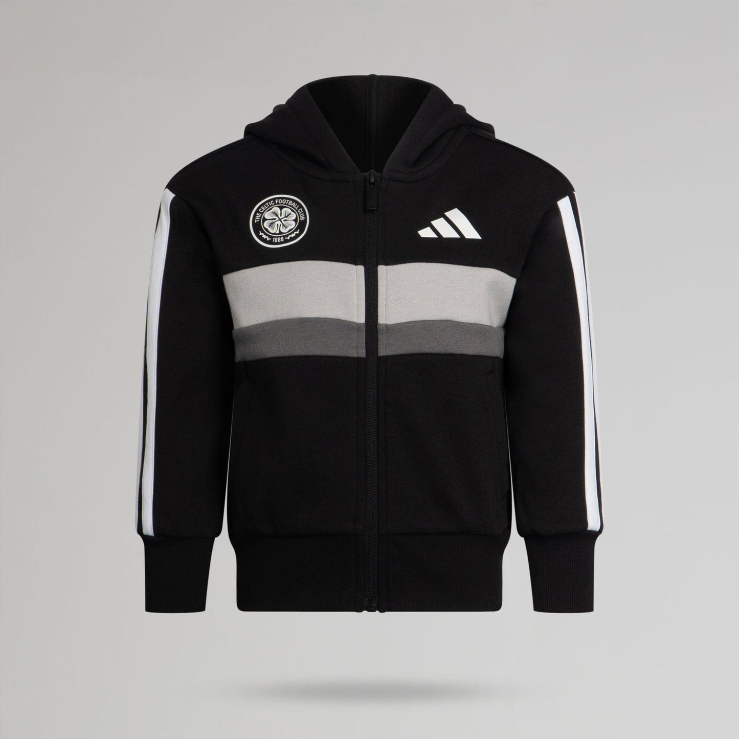 adidas Celtic Junior Black Tracksuit
