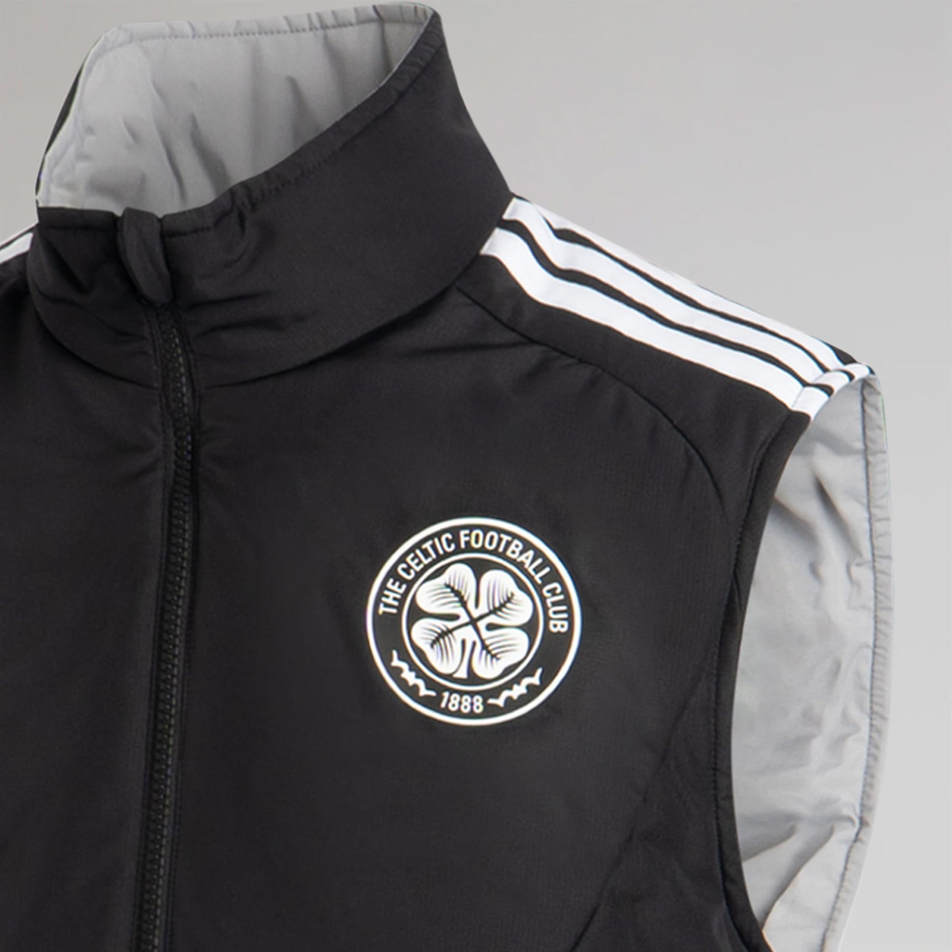 adidas Celtic Men's 2026/27 Black/Grey Reversible Gilet