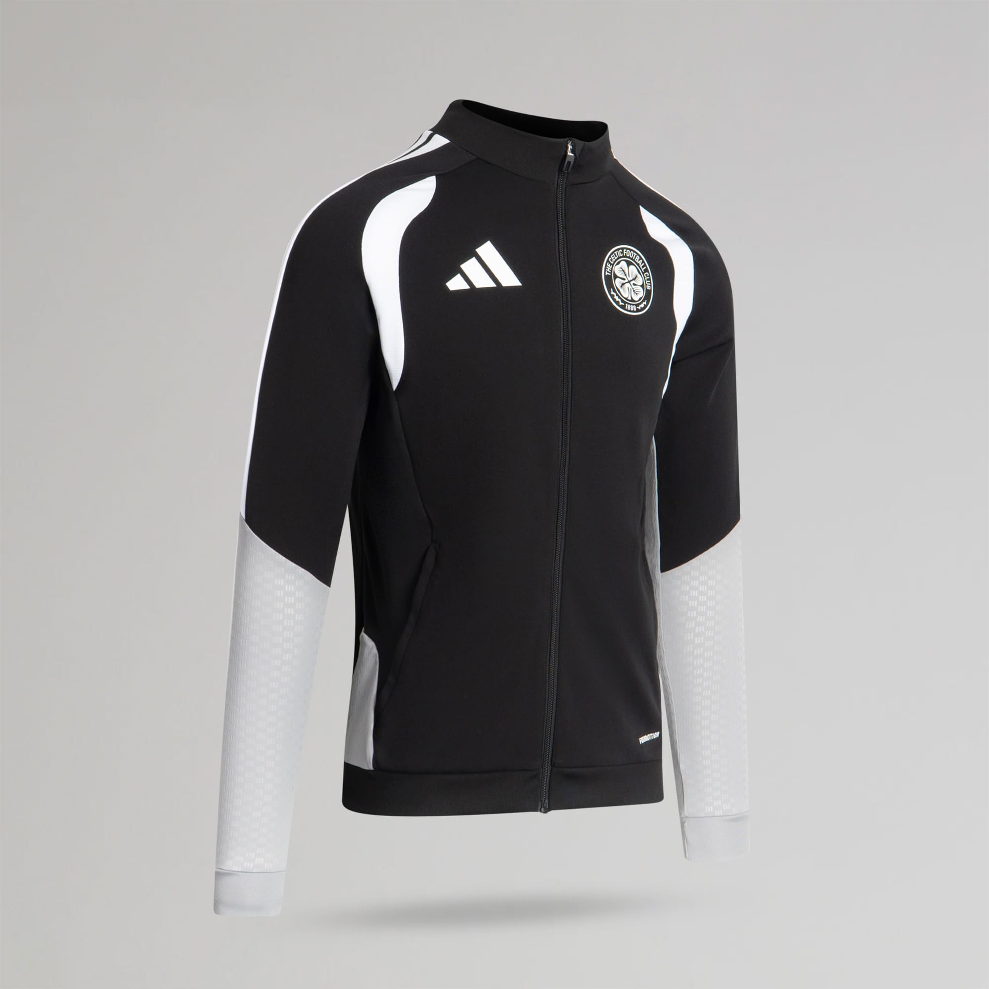 adidas Celtic Men's 2026/27 Black Track Jacket – Official Celtic Store