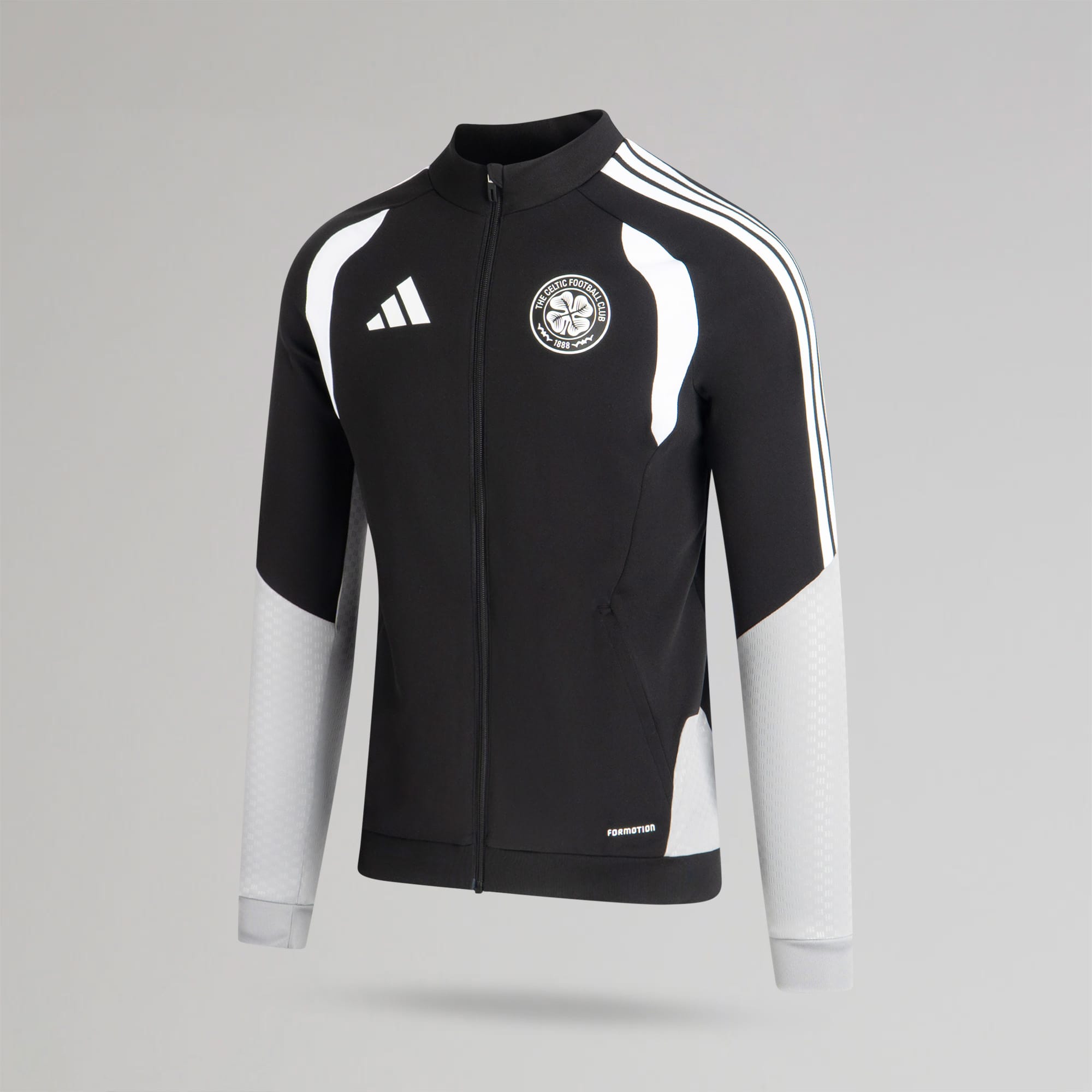 adidas Celtic Men's 2026/27 Black Track Jacket – Official Celtic Store