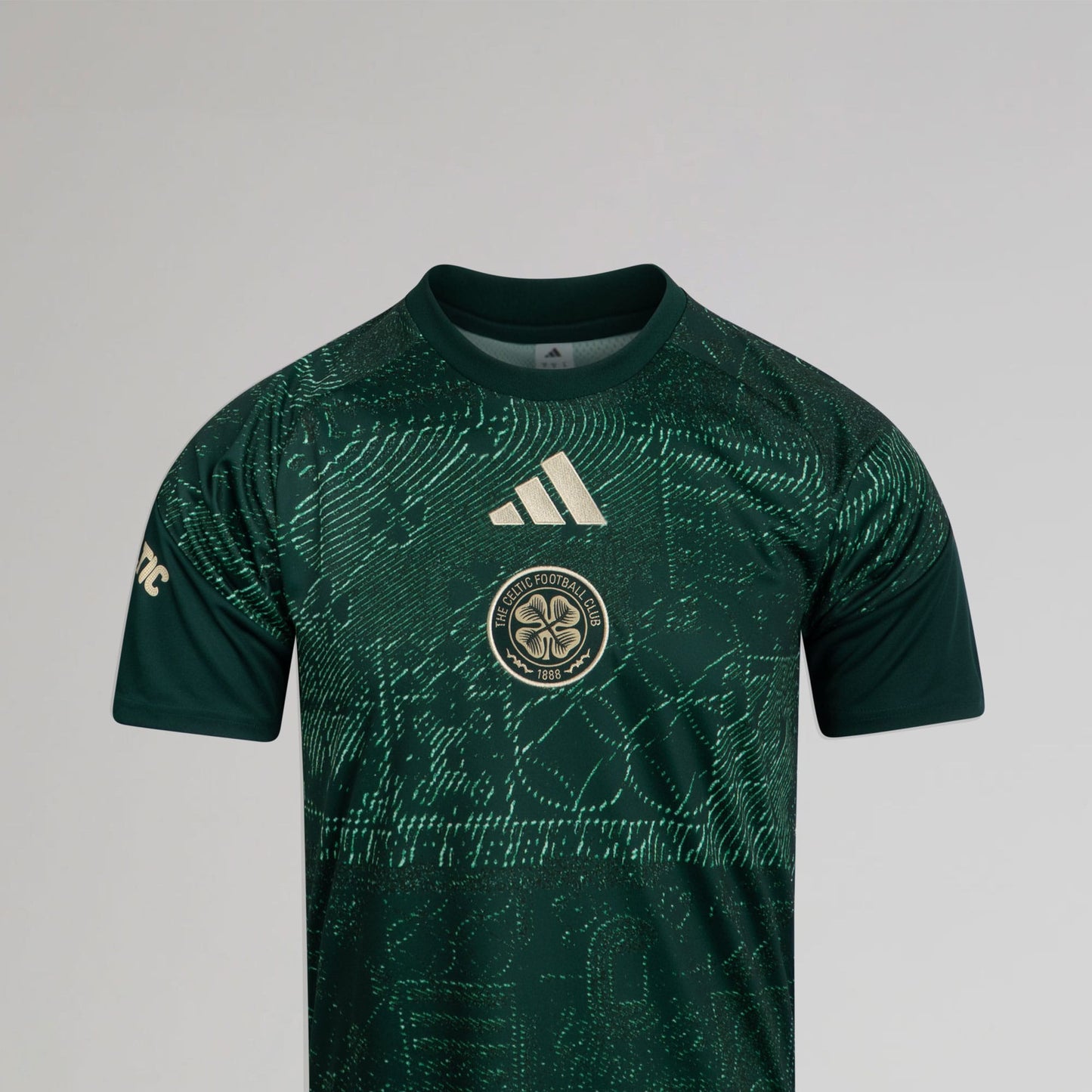 adidas Celtic Men's 2026/27 Dark Green Pre-Match Jersey
