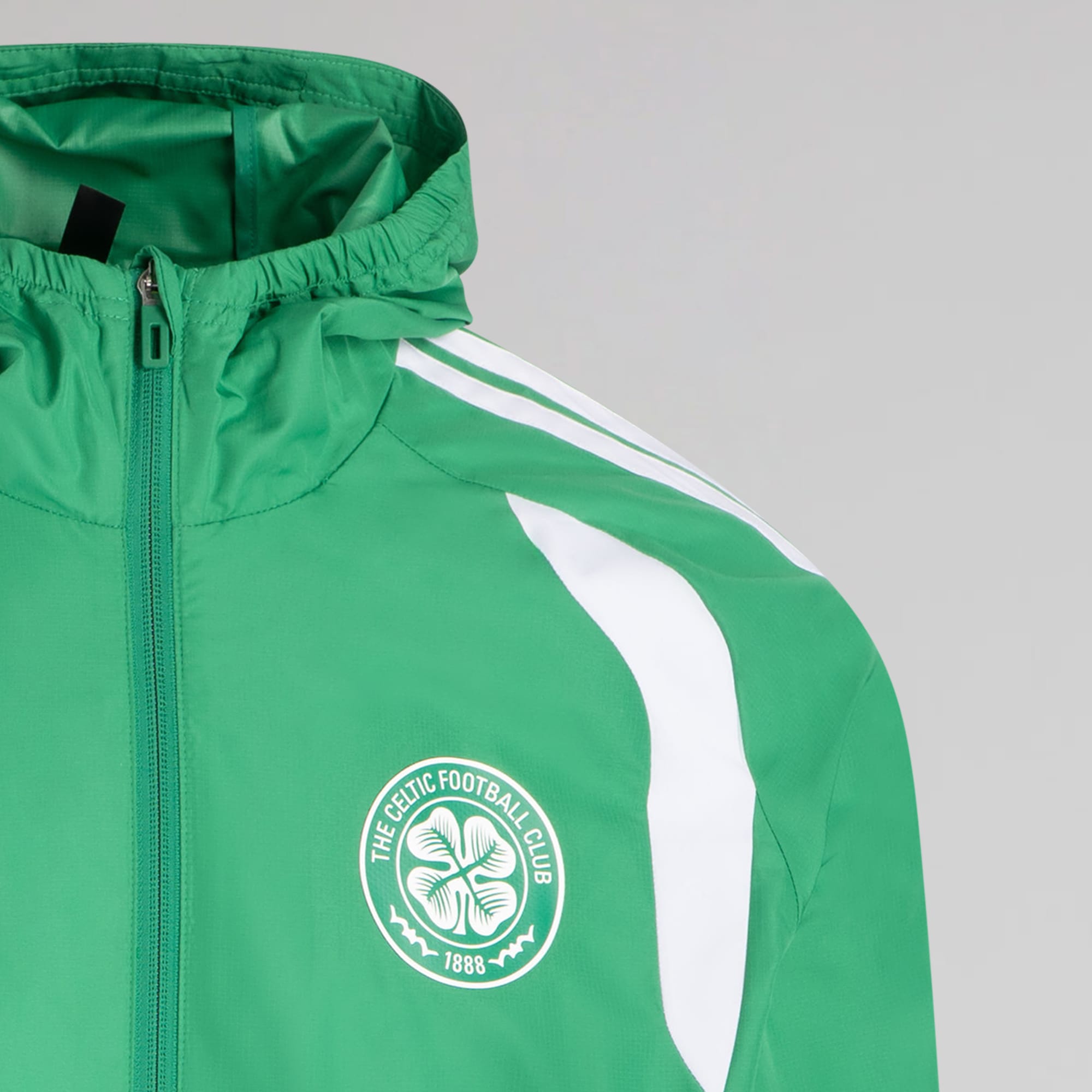 adidas Celtic Men's 2026/27 Green All Weather Jacket – Official