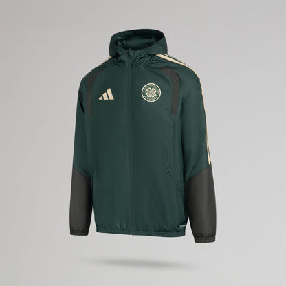 adidas Celtic Men's 2026/27 Shadow Green All Weather Jacket