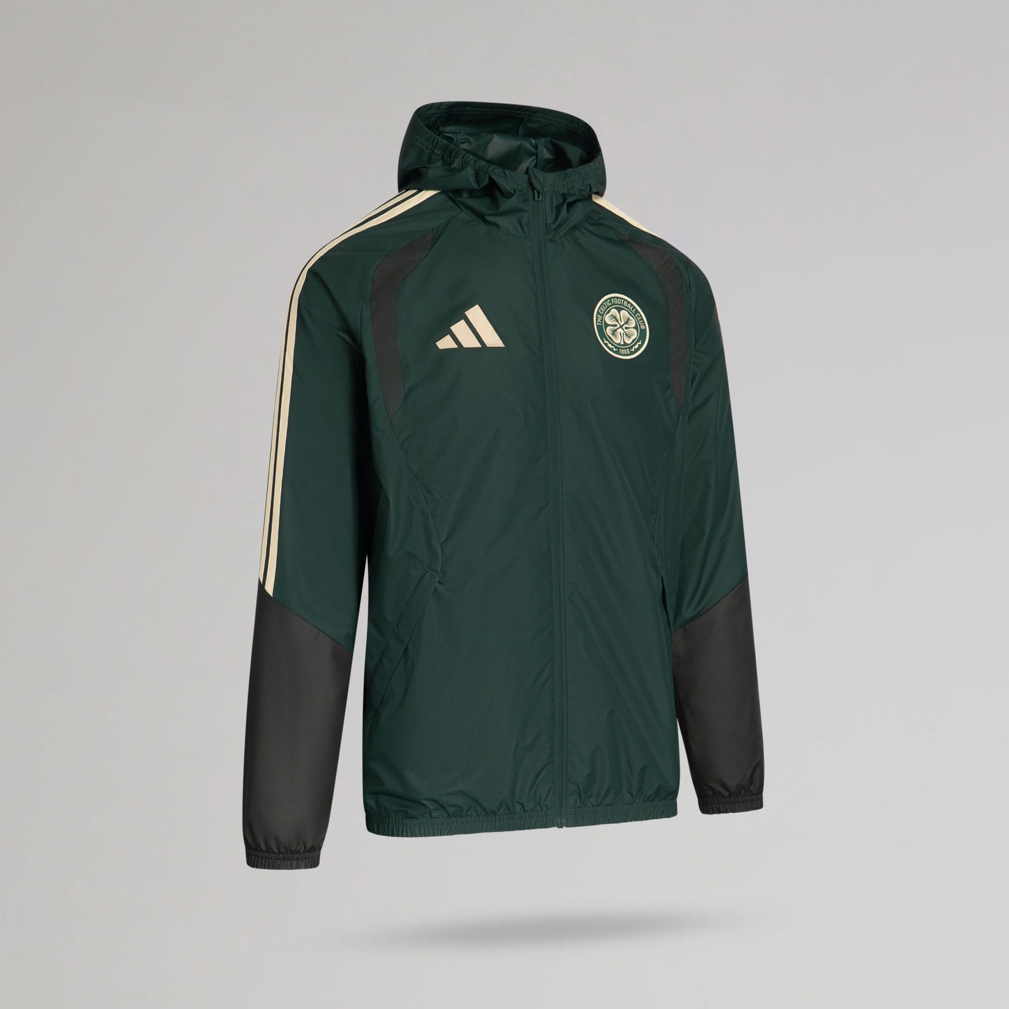 adidas Celtic Men's 2026/27 Shadow Green All Weather Jacket