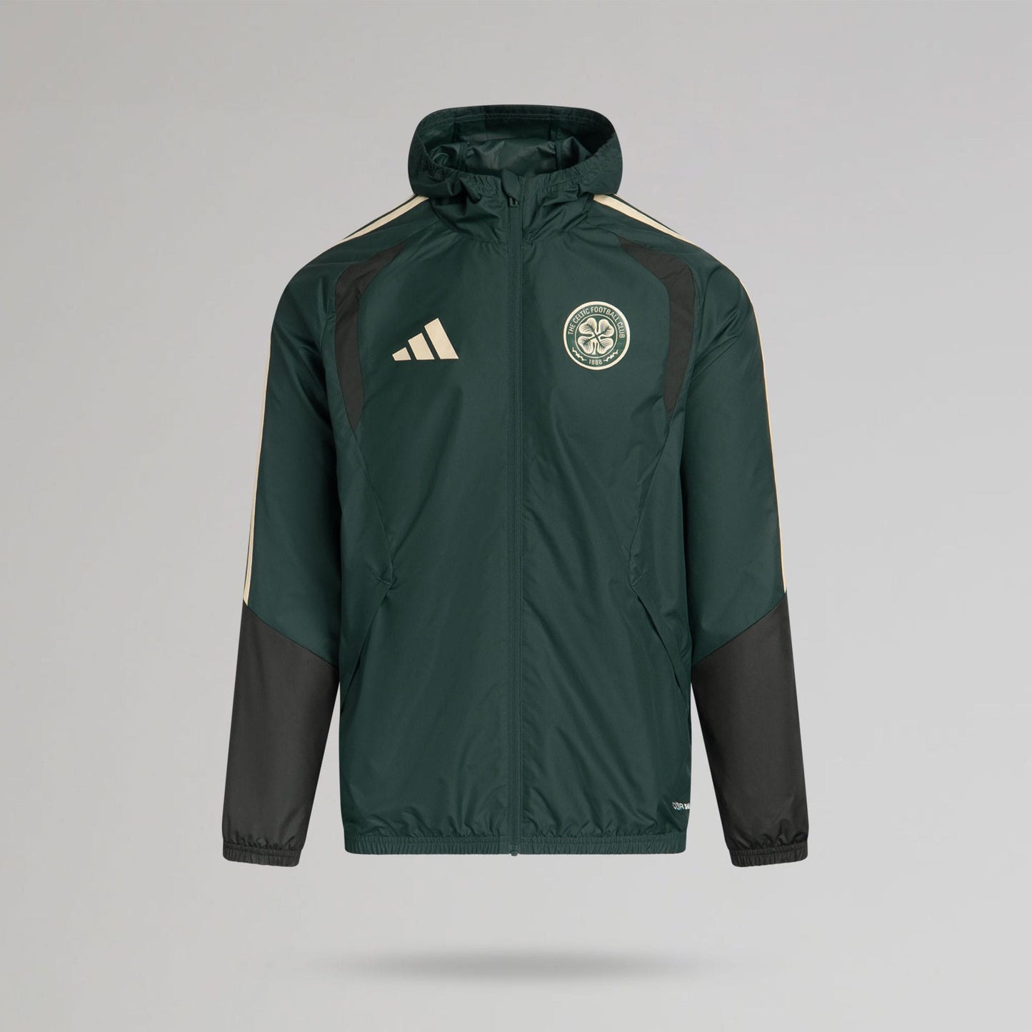adidas Celtic Men's 2026/27 Shadow Green All Weather Jacket