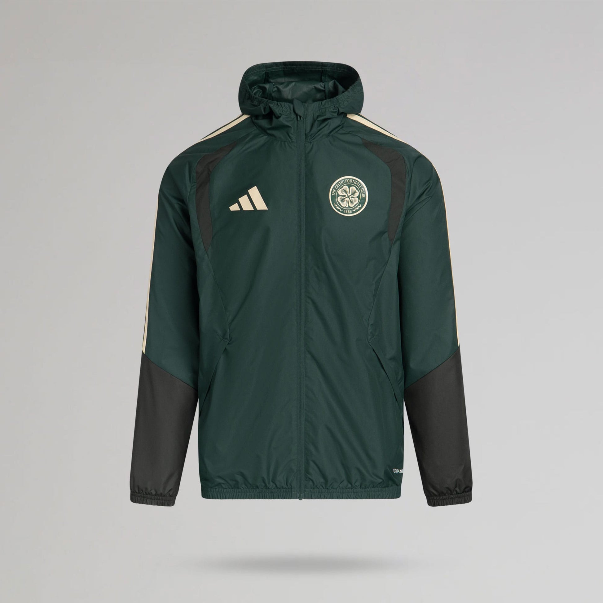 adidas Celtic Men's 2026/27 Shadow Green All Weather Jacket