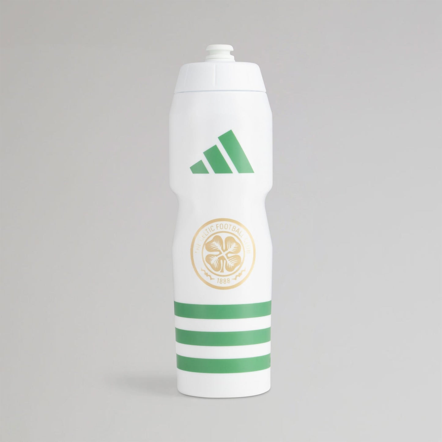 adidas Celtic White Hooped Water Bottle