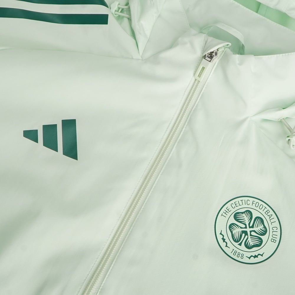adidas Celtic Women's 2025/26 Mint Green All Weather Jacket