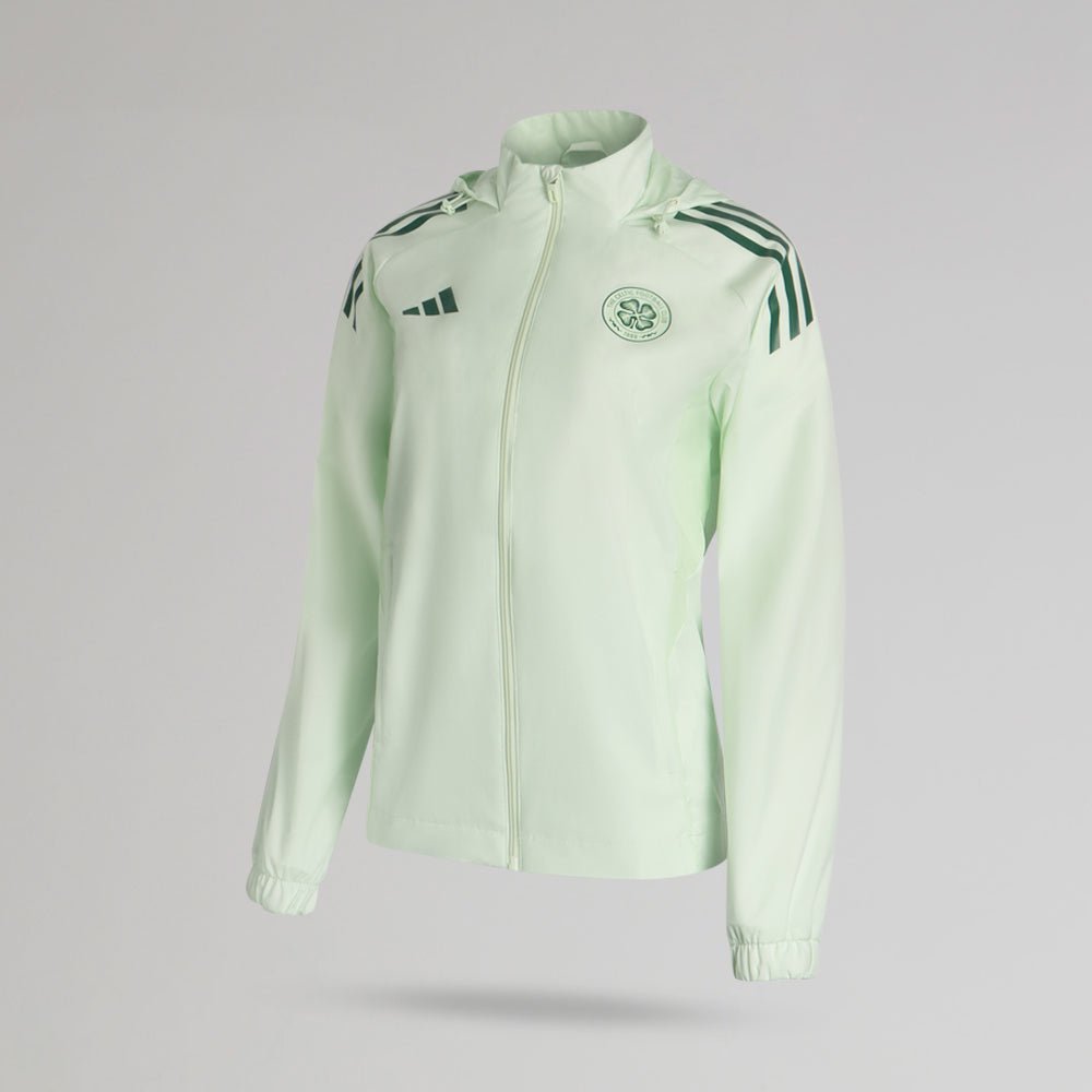 adidas Celtic Women's 2025/26 Mint Green All Weather Jacket