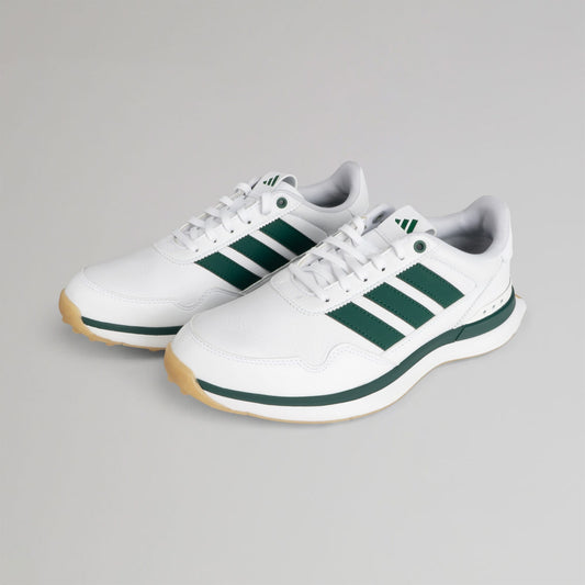adidas Leather White Spikeless Golf Trainer