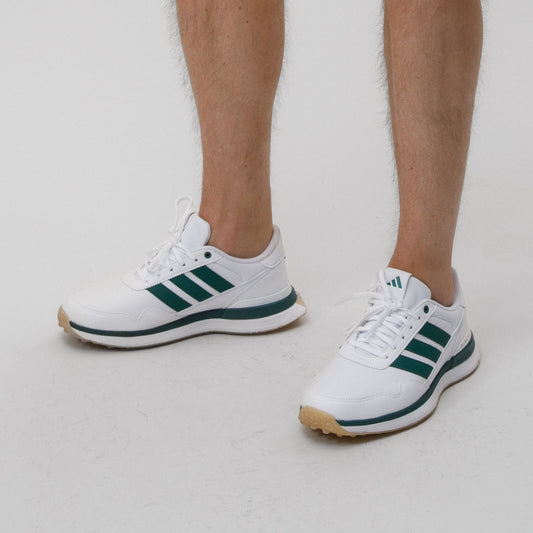 adidas Leather White Spikeless Golf Trainer