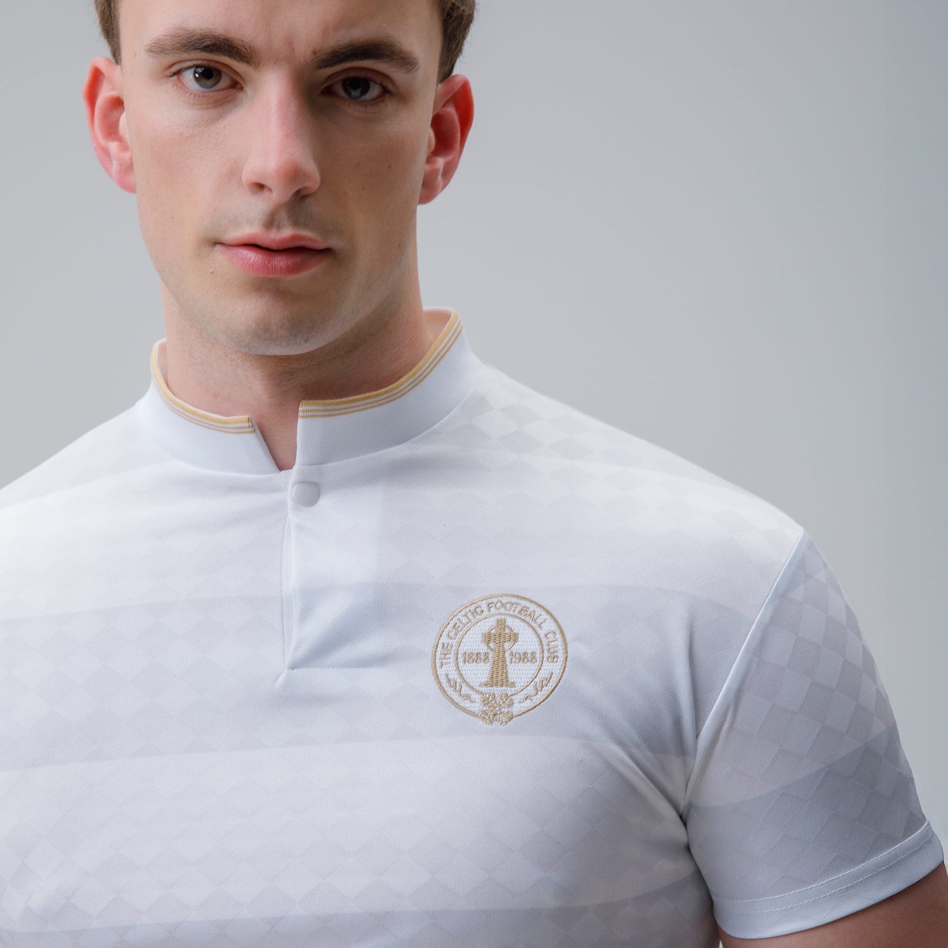 Celtic 1988 Gold Whiteout Centenary Retro Jersey
