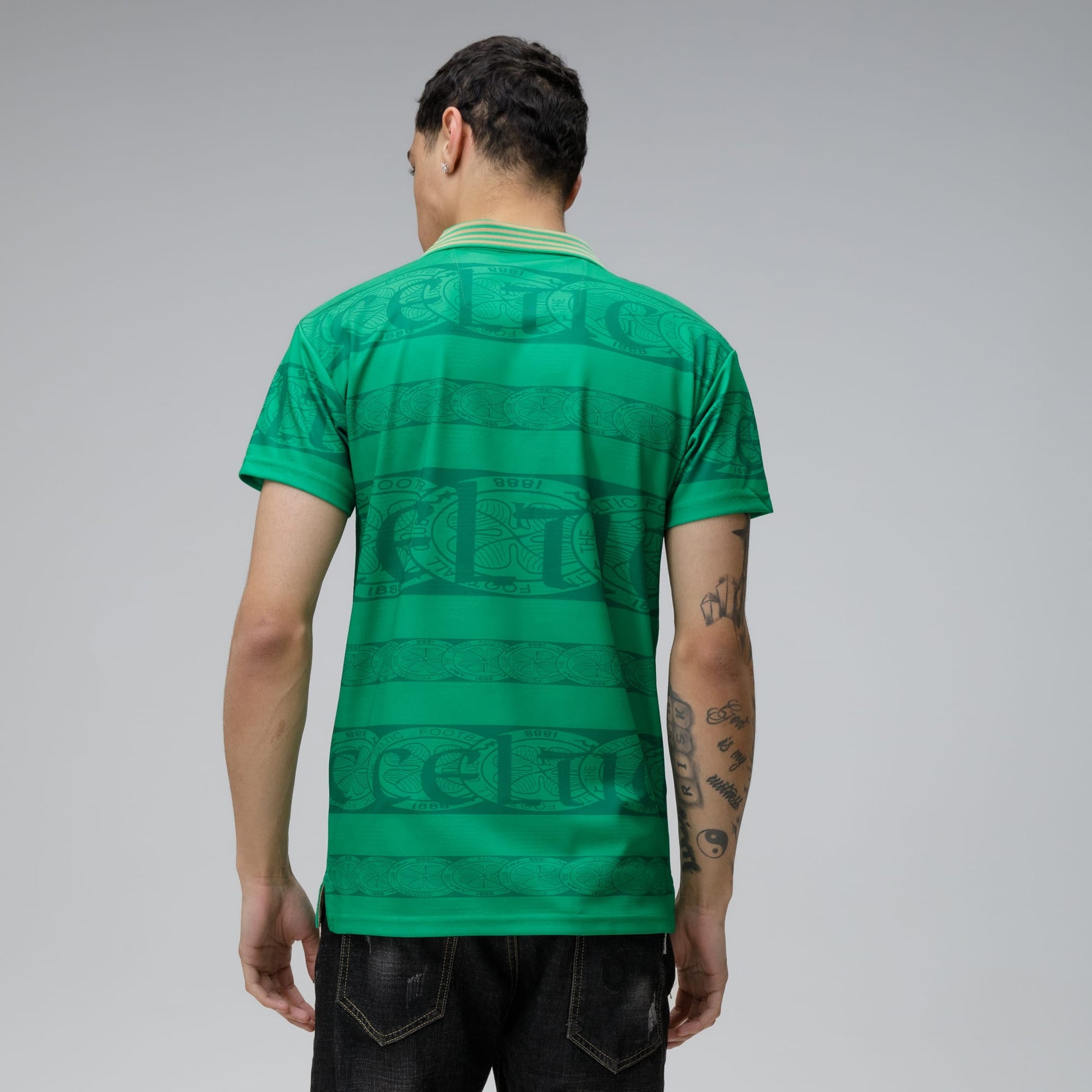 Celtic 1996 Gold Greenout Retro Jersey