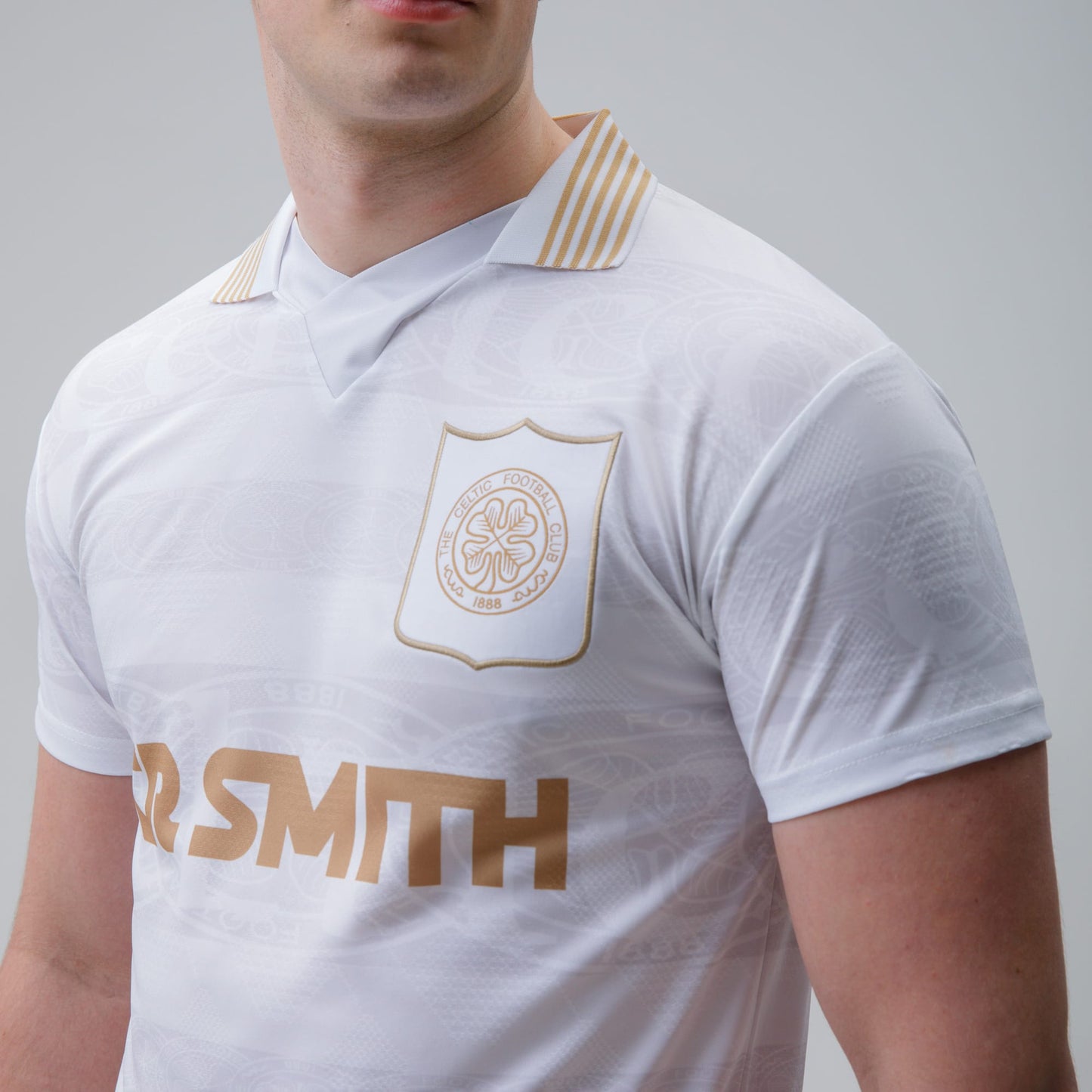 Celtic 1996 Gold Whiteout Retro Jersey