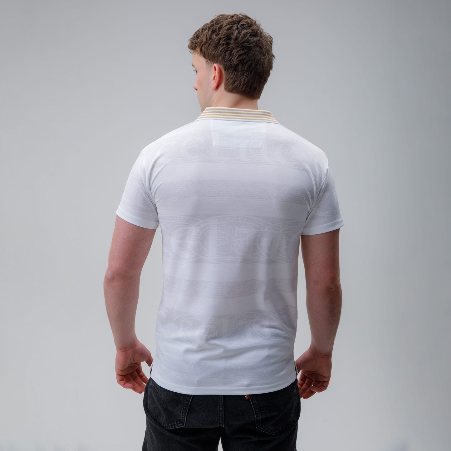 Celtic 1996 Gold Whiteout Retro Jersey