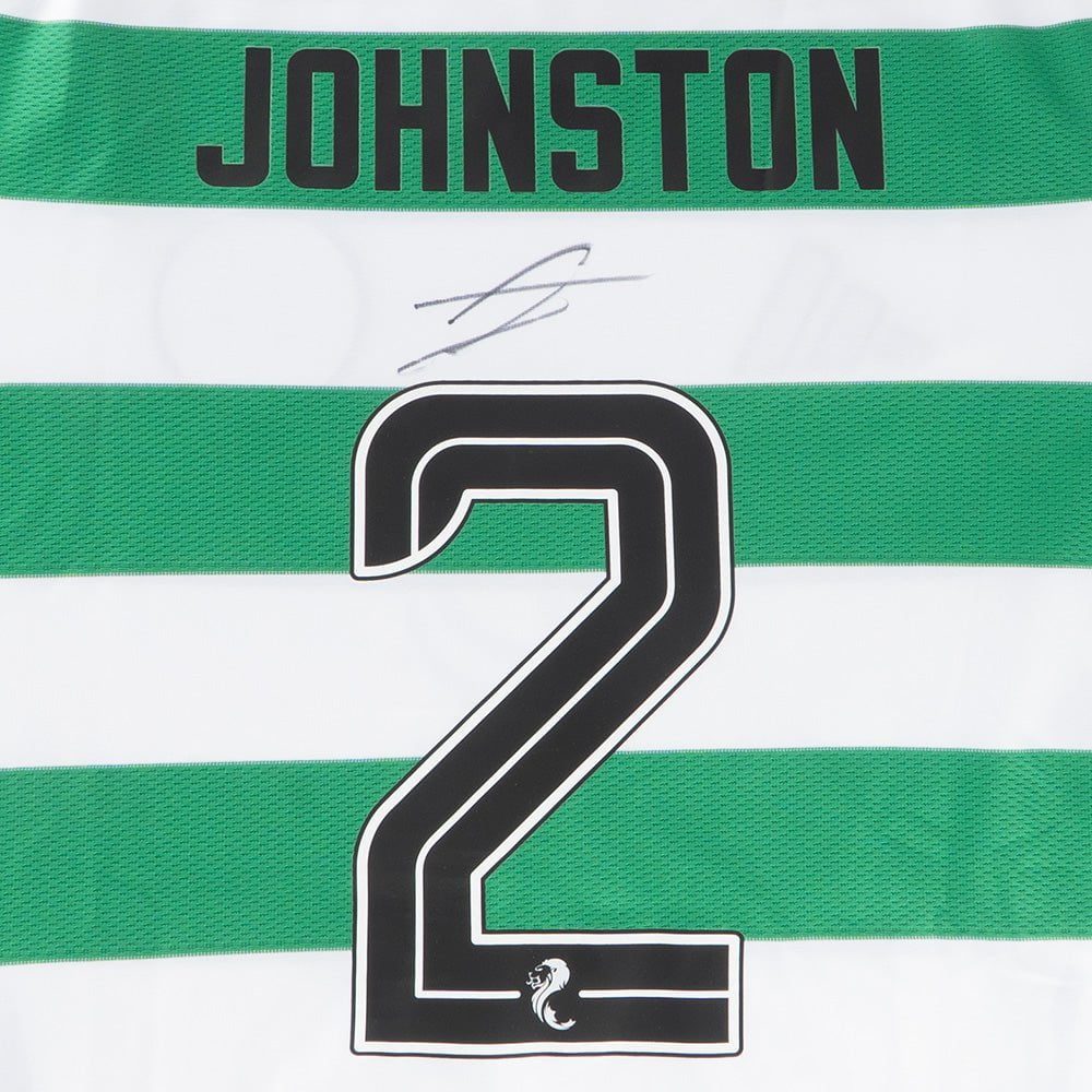 Celtic 2024/25 Alistair Johnston Signed Home Jersey