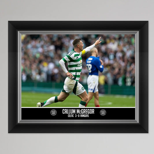 Celtic 2024/25 Callum McGregor v Rangers Print