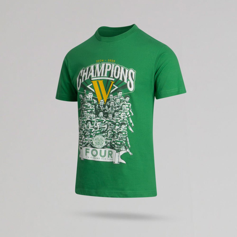 Celtic 2024/25 Champions Team T-Shirt
