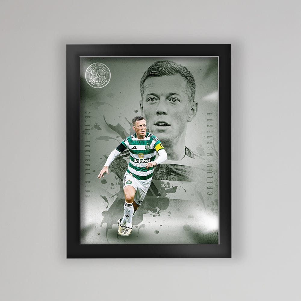 Celtic 2025/26 Callum McGregor Tempered Glass Print